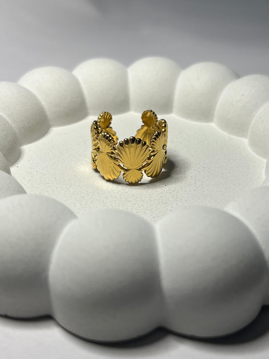 Seashell Cuffs Ring (Adjustable)