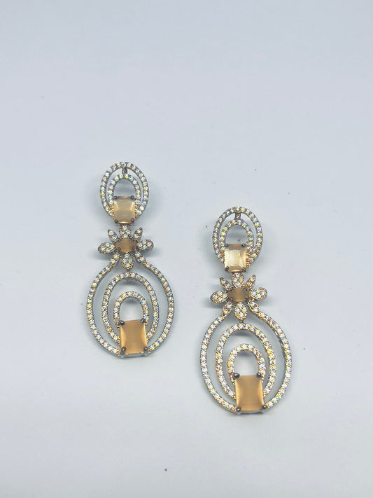 AD Champagne Cocktail Earrings