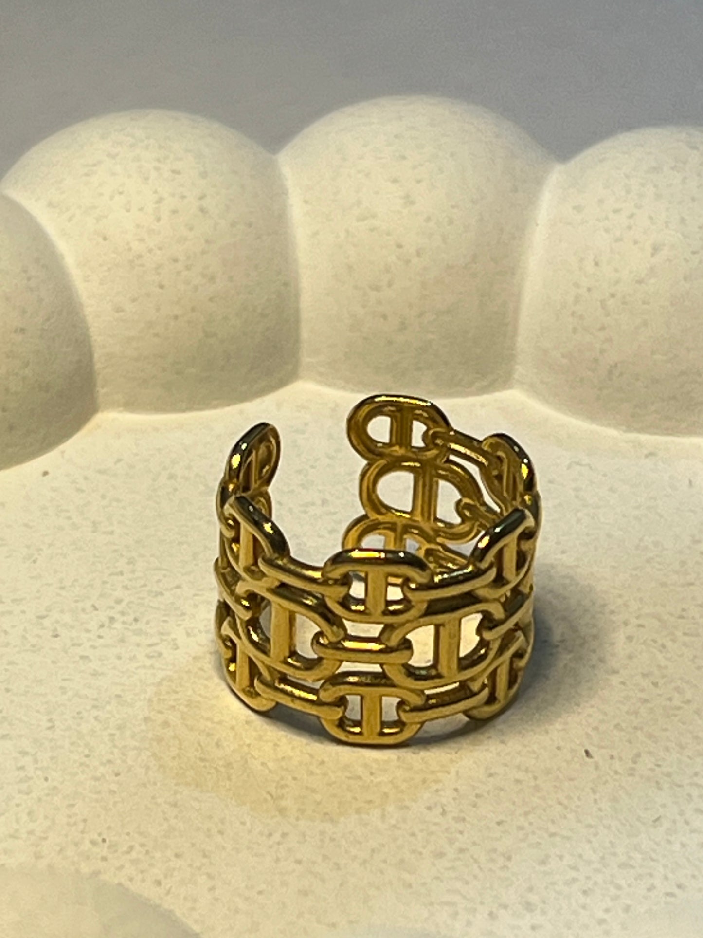 Mesh Finger Ring (Adjustable)