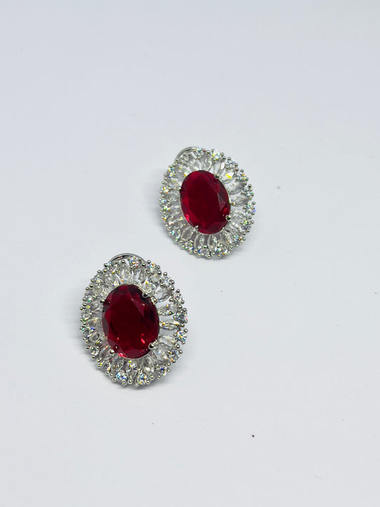 AD Red Wine Cocktail Earrings