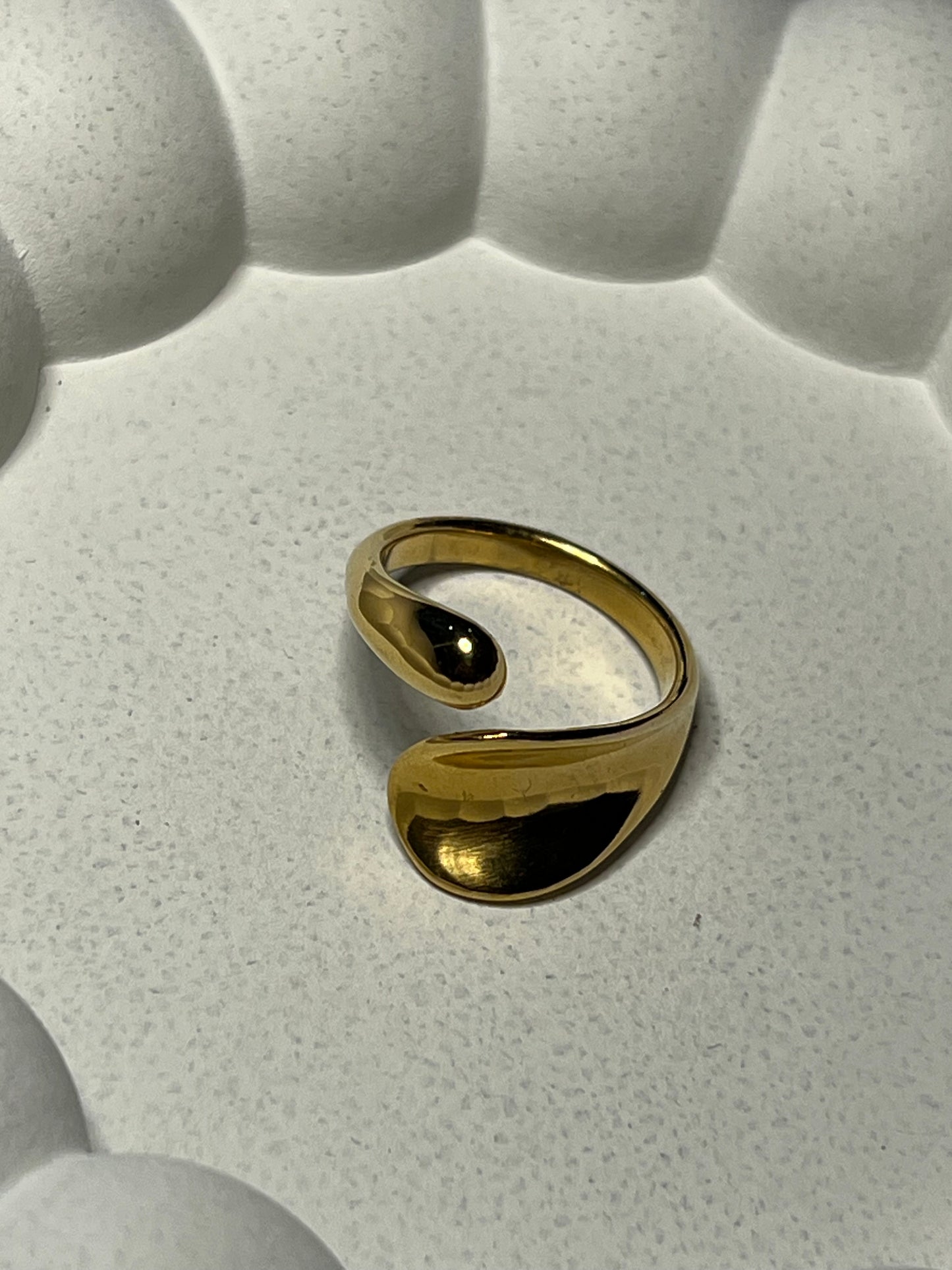 Oval Signet Finger Ring (Adjustable)