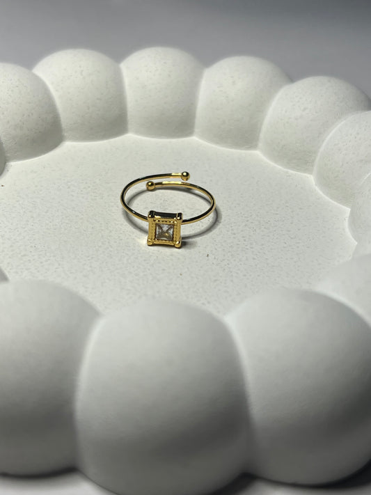 Aurum Square Ring (Adjustable)