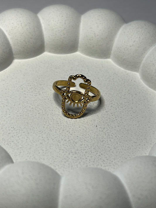 Hamsa Ring (Adjustable)