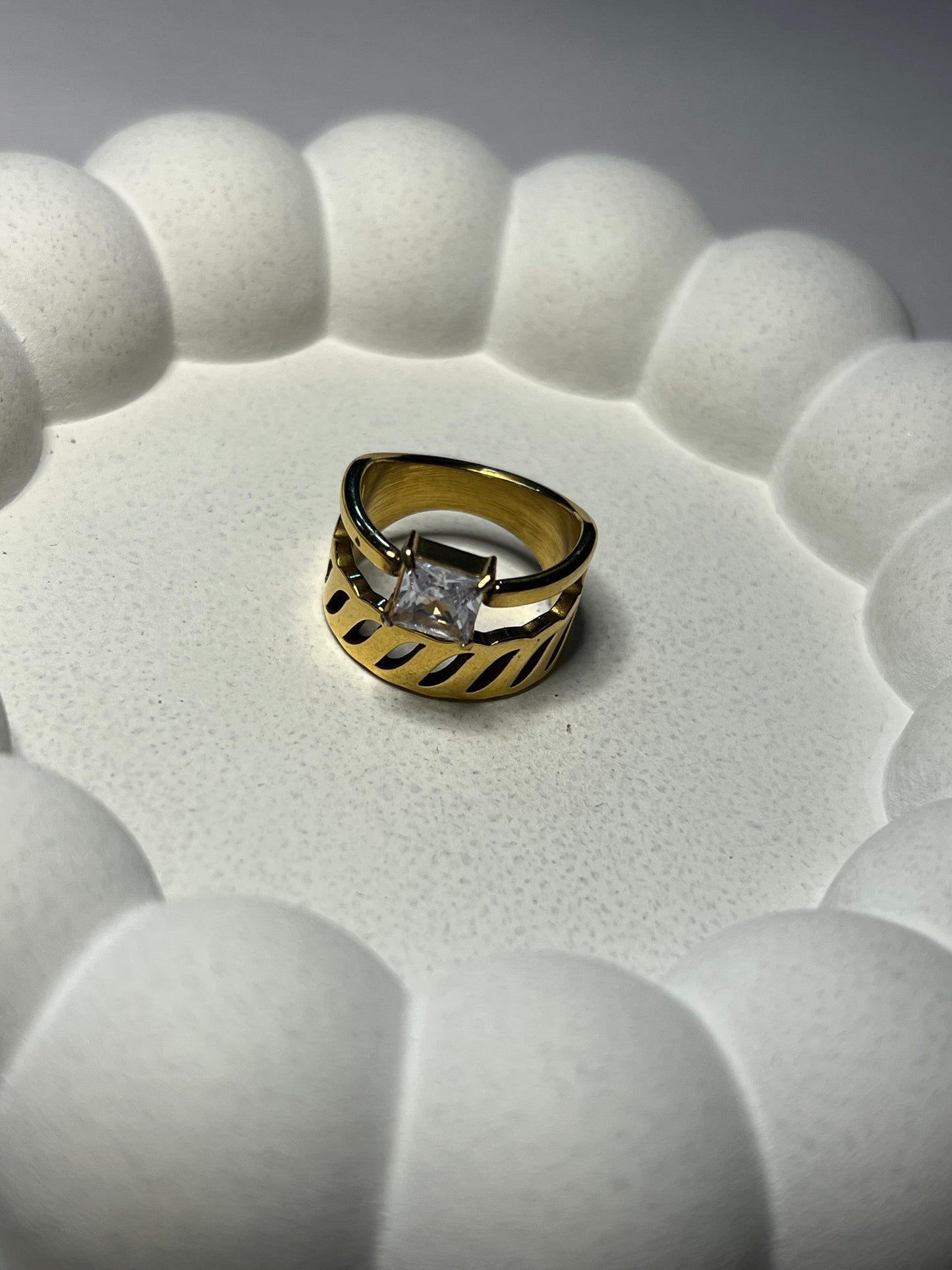 Sola Layered Finger Ring (Adjustable)