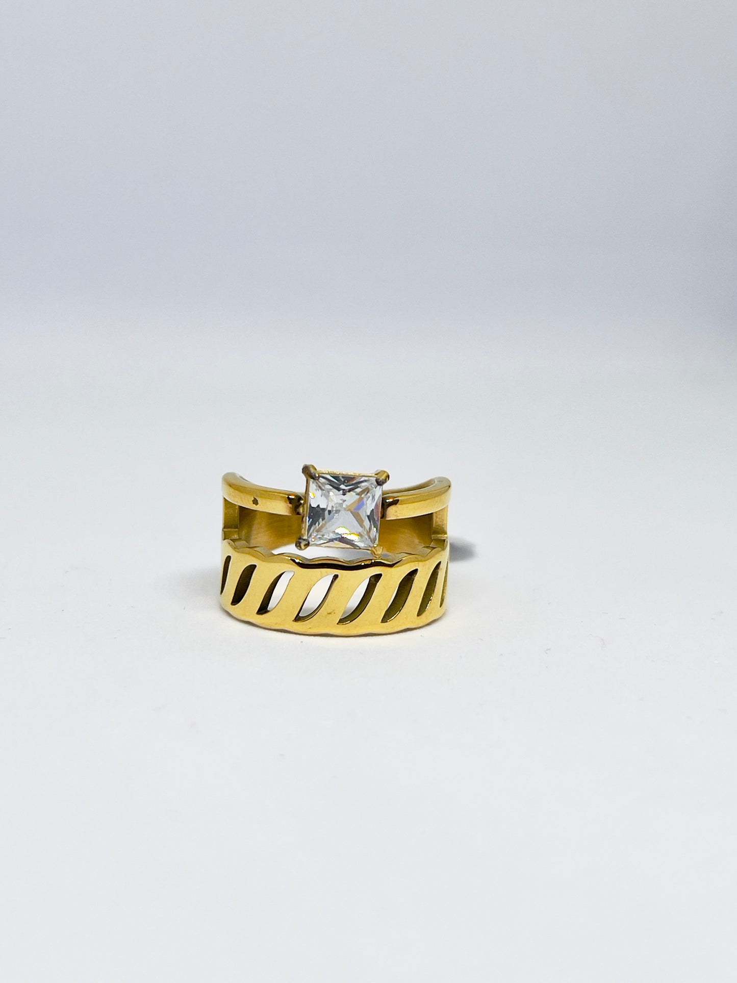 Sola Layered Finger Ring (Adjustable)