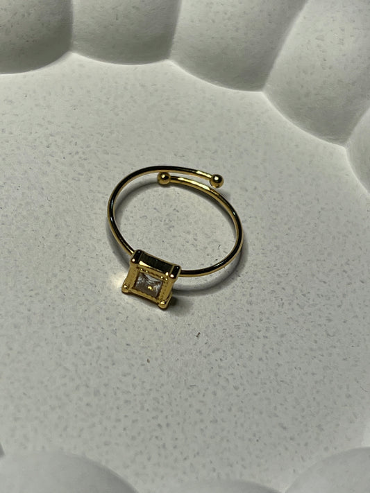 Aurum Square Ring (Adjustable)