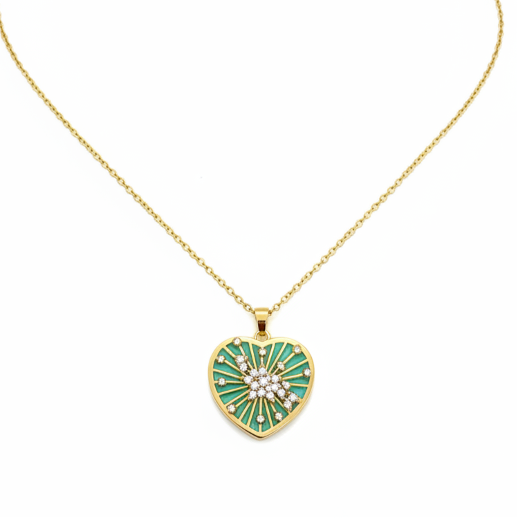 Vintage Heart Necklace