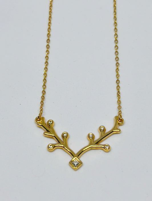 Antler Charm Pendant