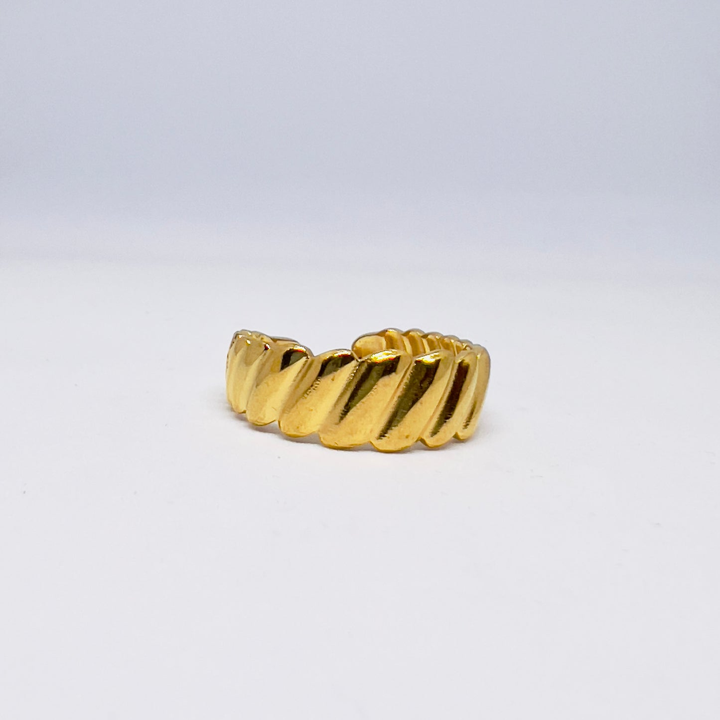 Spiral Charm Finger Ring