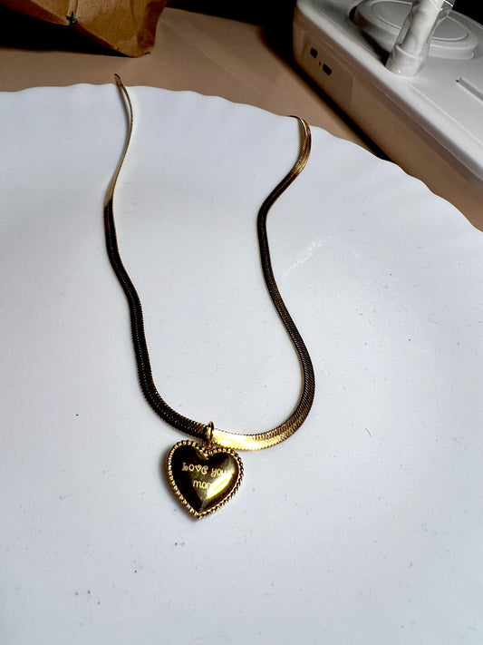 Love you more Necklace