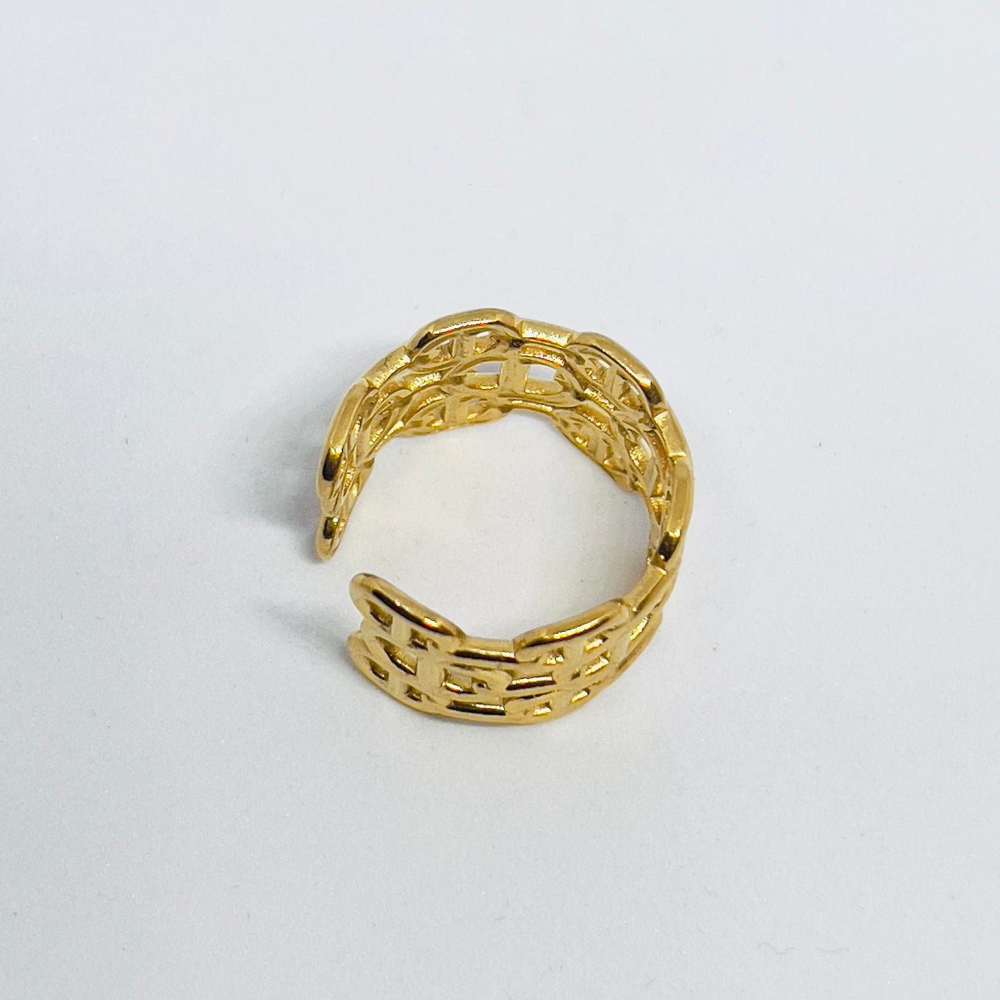 Mesh Finger Ring (Adjustable)