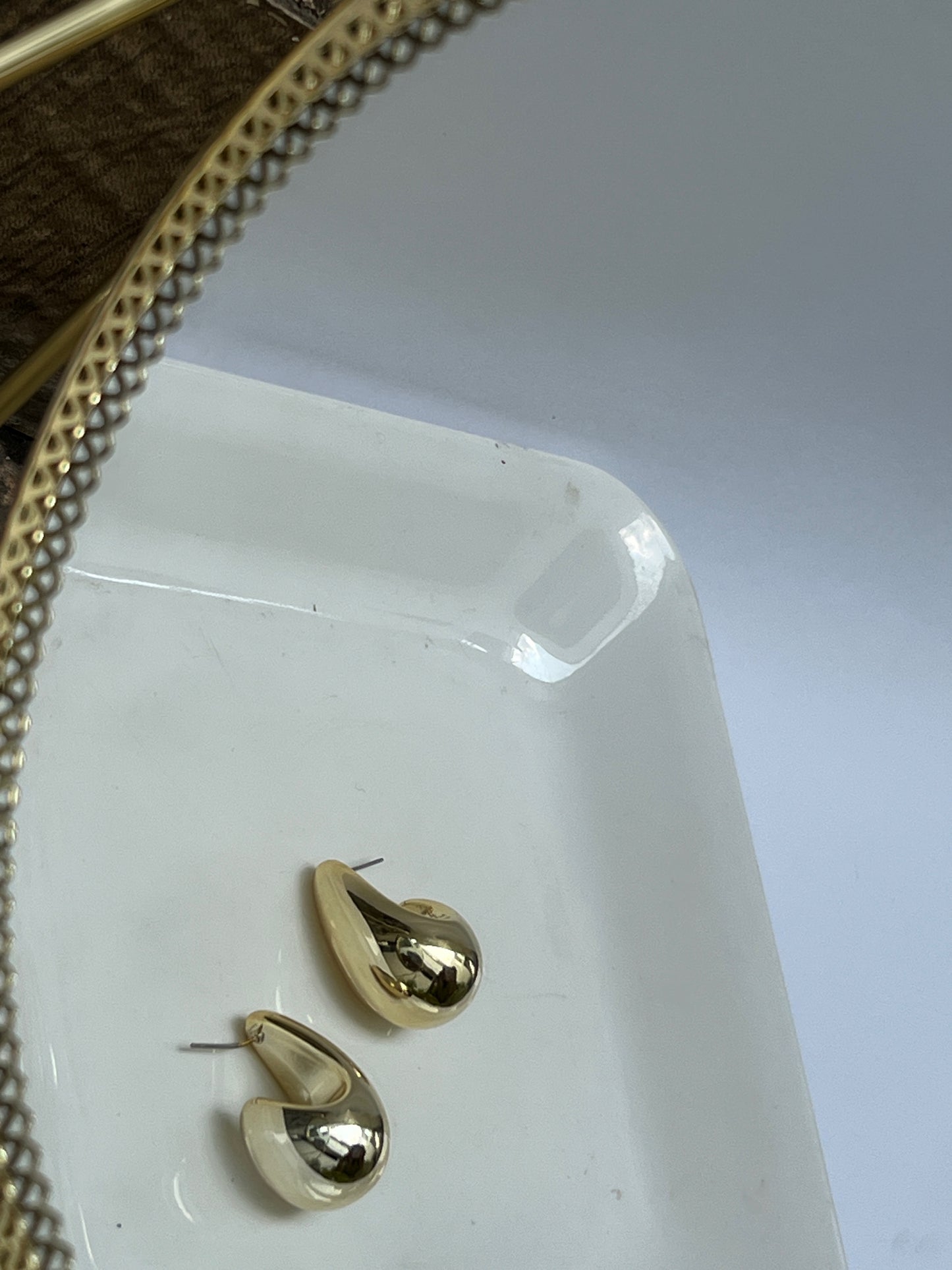 Golden Drop Earrings