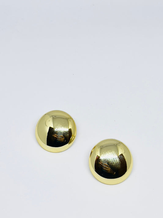 Half-a-Sphere Styd - (Earrings)