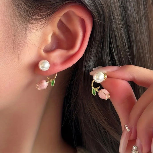 Tulip Ear Studs