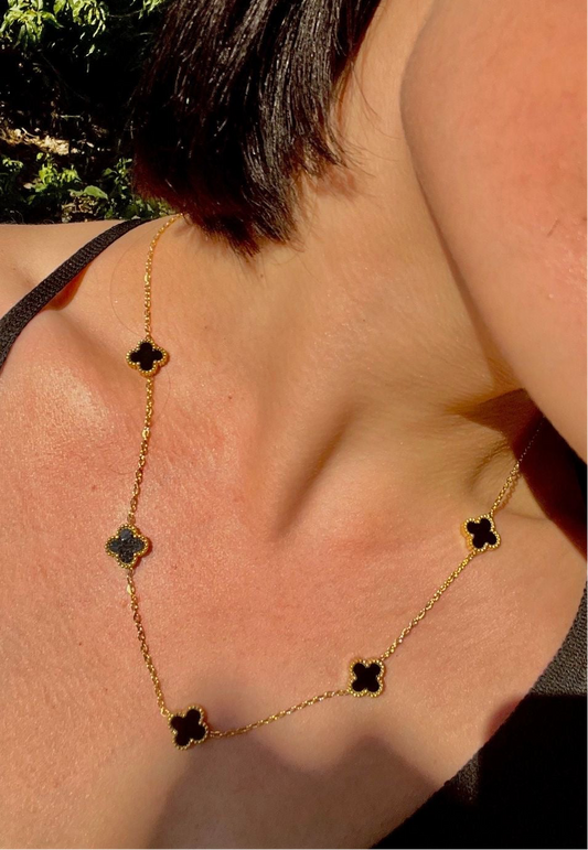 Black Clover Necklace