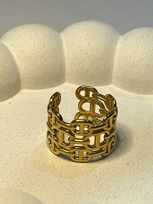 Mesh Finger Ring (Adjustable)