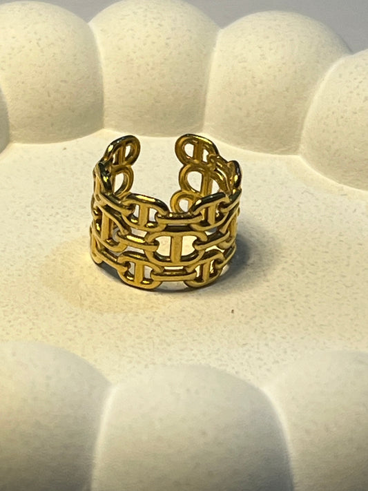 Mesh Finger Ring (Adjustable)