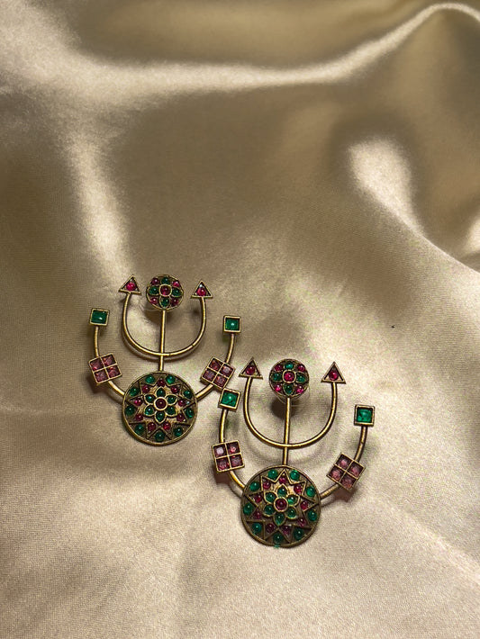 Shakti Ear Studs (Pure Brass)