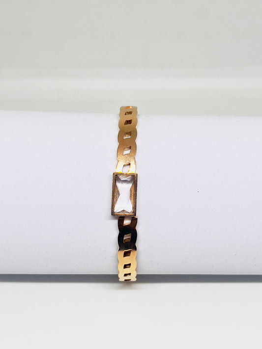 Rose-hue Golden Bracelet