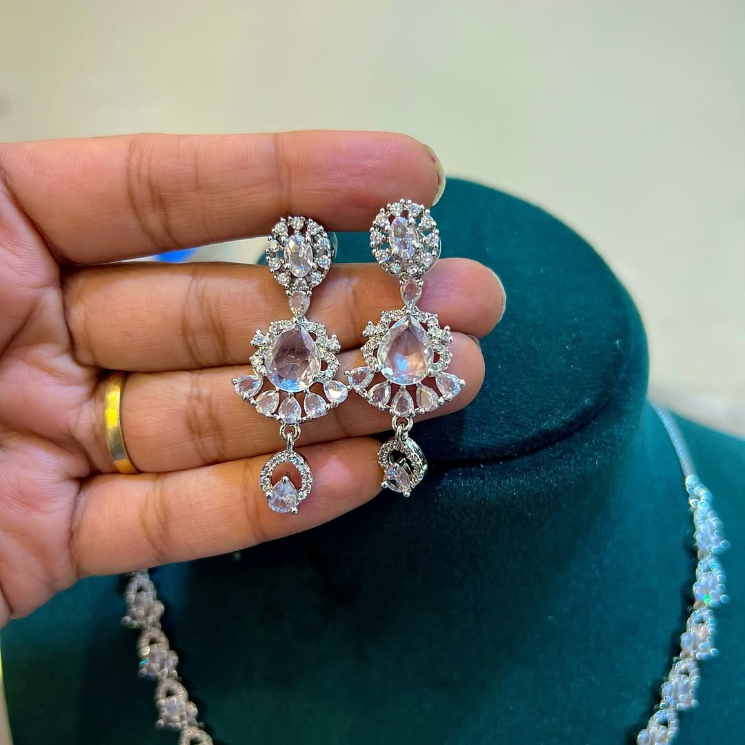 American Diamond Jewelry Set