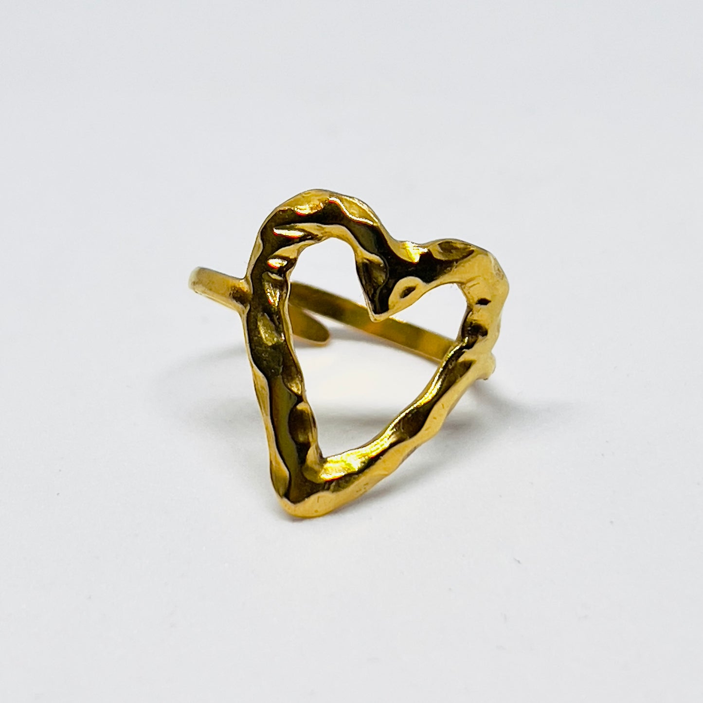 Heart Finger Ring (Adjustable)