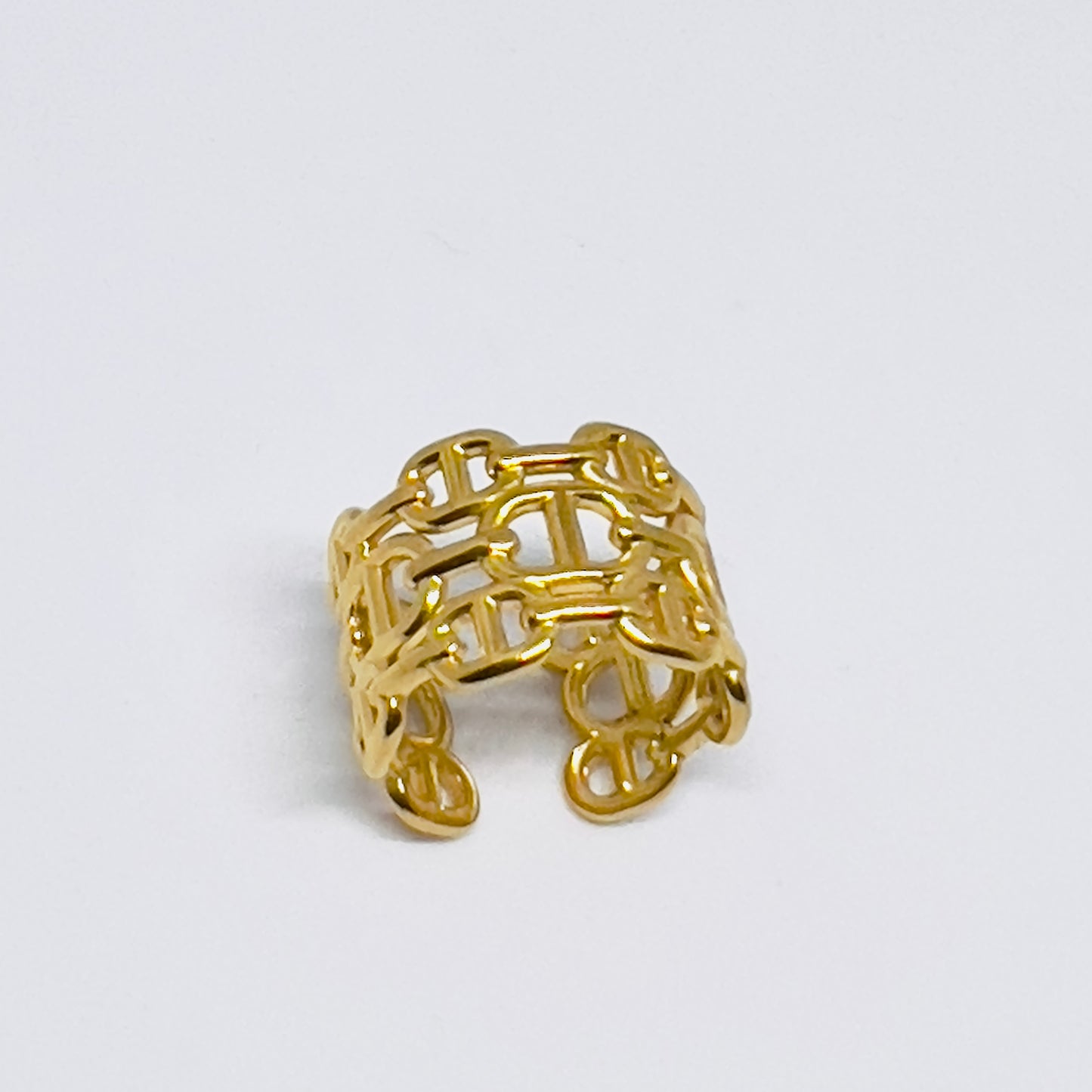 Mesh Finger Ring (Adjustable)