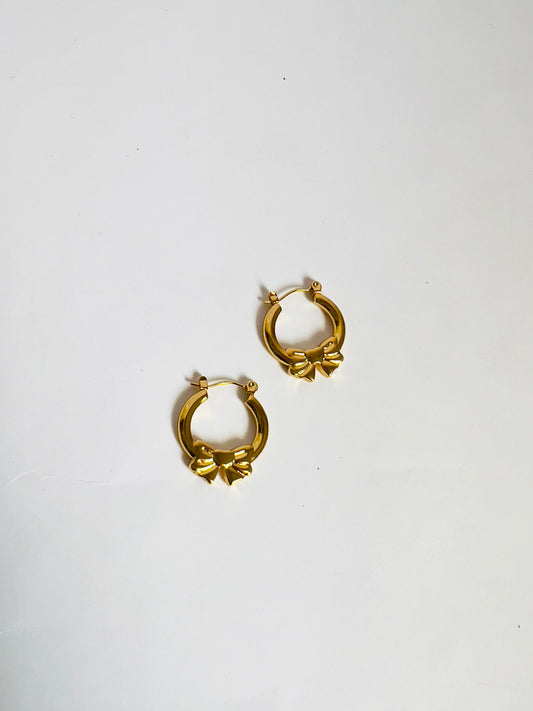 Bowtiful Hoops Earrings