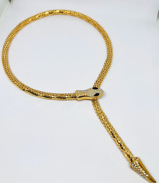 Black-Eyed Serpent Necklace