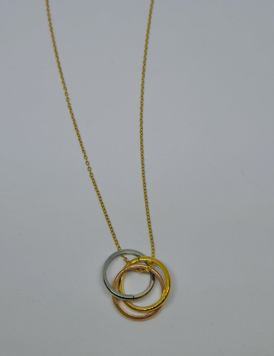 Triple Ring Necklace