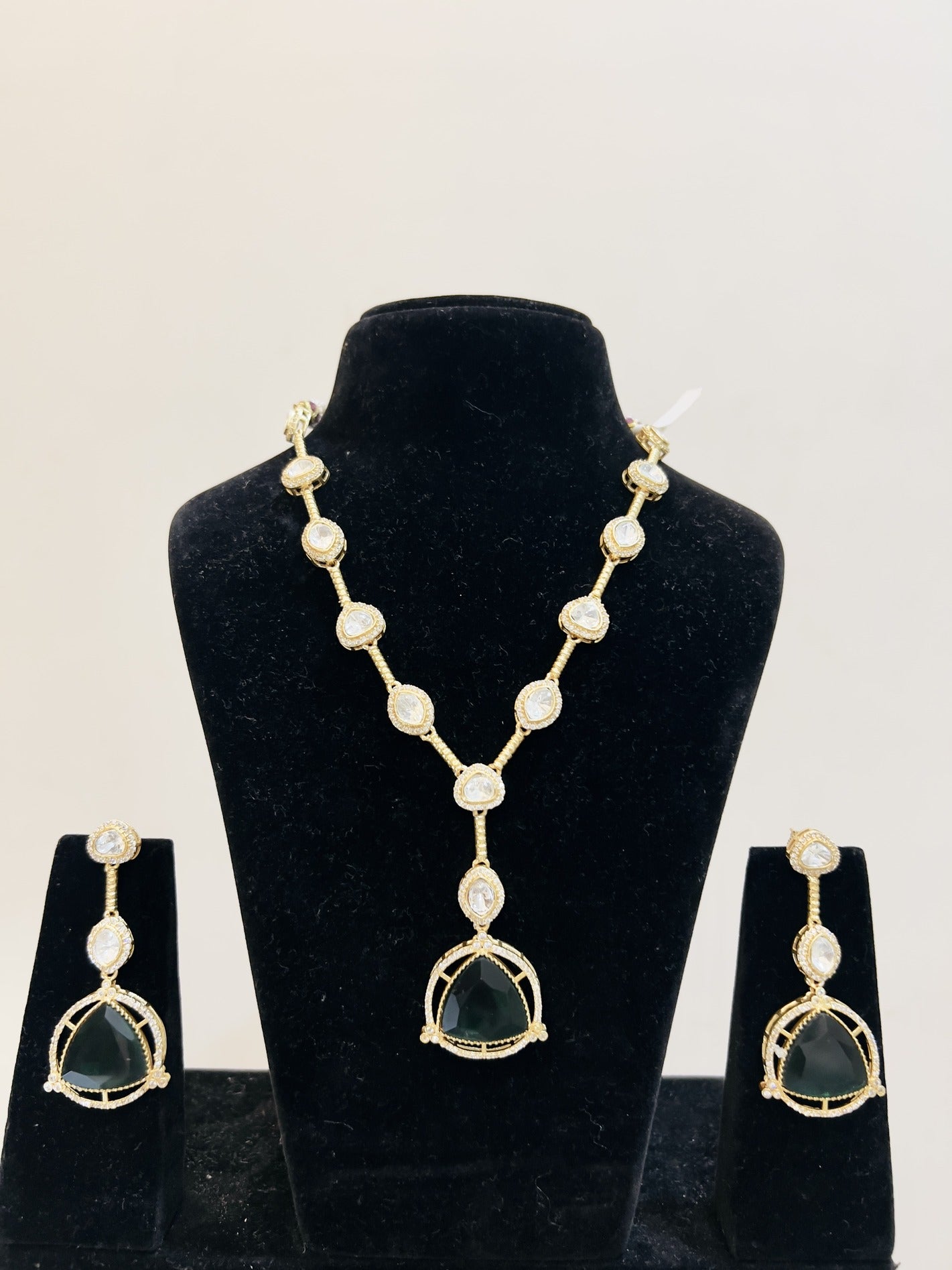 Moissanite Stone Jewelry Set