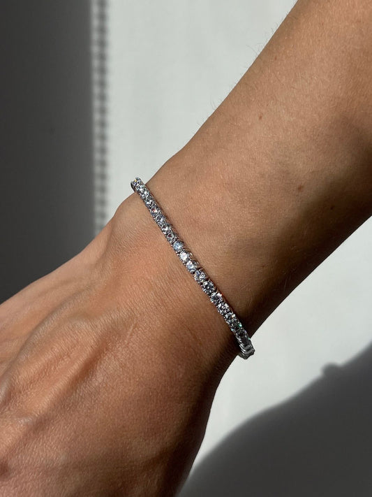 Silver Tennis Bracelet