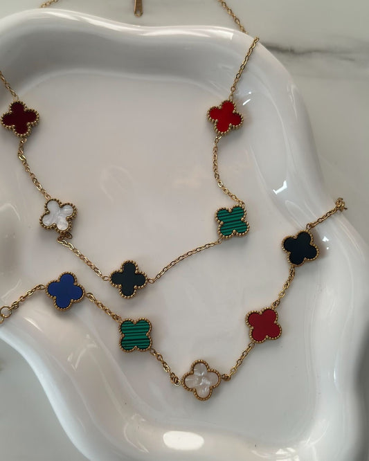 Clover Bracelet (Multi Colored)