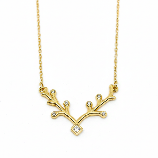 Antler Charm Pendant - Catalog Style