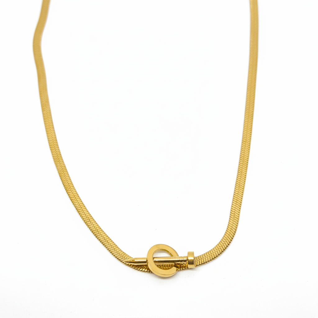 T-Bar Clasp with Snake Chain - Catalog Style