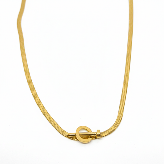 T-Bar Clasp with Snake Chain - Catalog Style