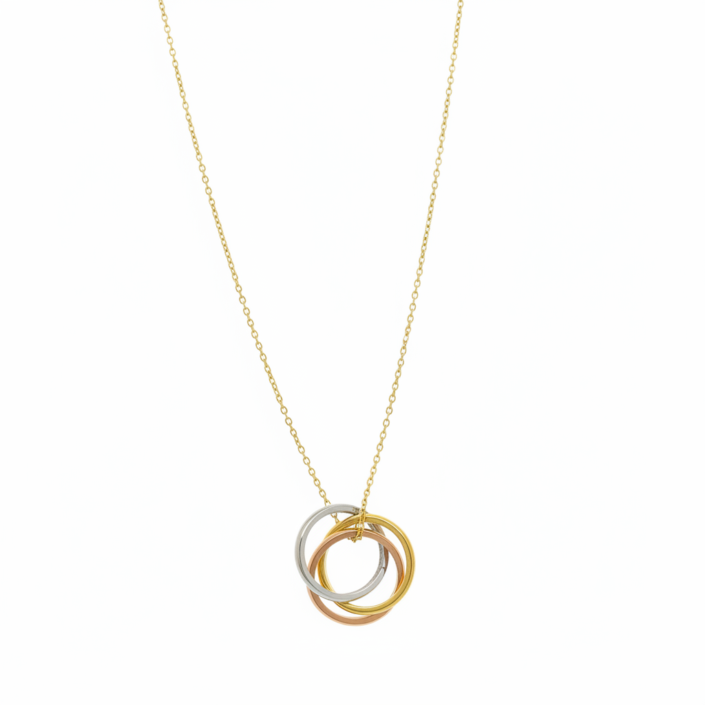 Triple Ring Necklace - Catalog Style